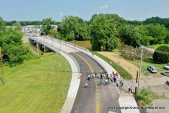 Van Buren Street Bridge ribbon cutting