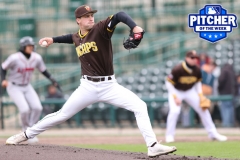 Fort Wayne TinCaps right-handed pitcher Eric Yost