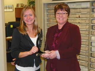 Liz Paul and Anita Mather