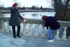 Allen County Commissioner Linda Bloom and Judi Wire