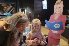 Club Room guests making a donation