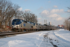 Amtrak leaving Fort Wayne