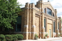 The northwest corner of the Baker Street Train Station