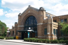 The northwest sides of the Baker Street Train Station