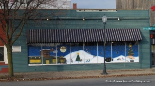 Christmas Mural on Broadway