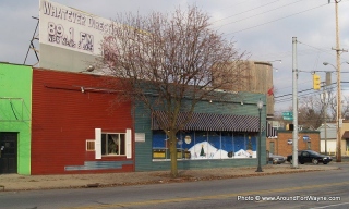 Christmas Mural on Broadway