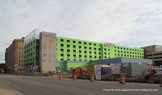 2009/12/17: Courtyard by Marriott Hotel progress