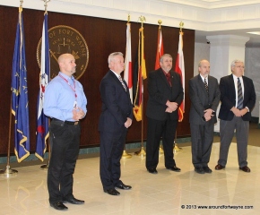 Frontier and City of Fort Wayne officials