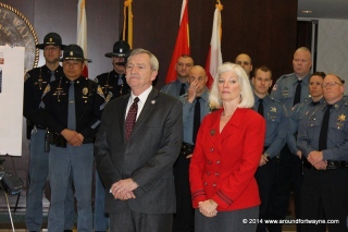 Mayor Tom Henry and Karen Richards