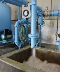 2015/10/07: Aqua Indiana water flowing for the last time...