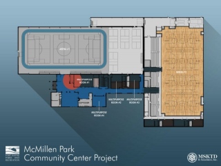 McMillen Park Community Center rendering