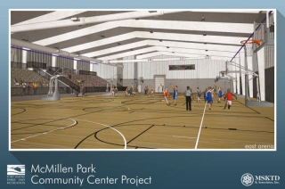 McMillen Park Community Center rendering