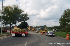 2009/09/22: Buckling pavement on Spy Run Avenue