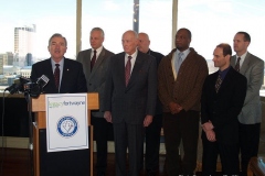 Mayor Tom Henry with Legacy Fort Wayne task force members