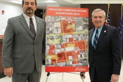 Greg Stephens and Mayor Tom Henry