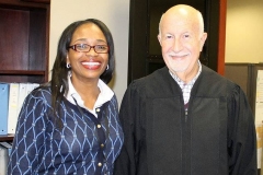 2015/11/09: City Clerk Michelle D Chambers and Judge Stanley A. Levine