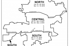 2016 Leaf Pickup map