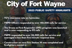 2023 City of Fort Wayne public safety highlights