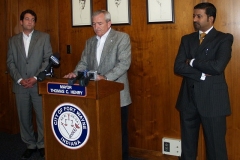2009/07/01: Ozzie Mitson, Mayor Tom Henry, Kumar Menon