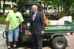 Downtown Larry and Mayor Tom Henry