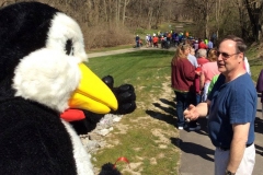 2016/04/16: The Penguin Point Penguin at trail ramp