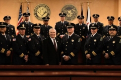 Fort Wayne Mayor Tom Henry and FWPD Chief Scott Caudill