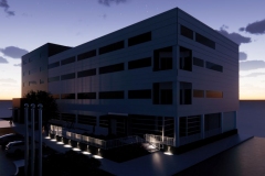 Rendering of northwest corner of Citizens Square