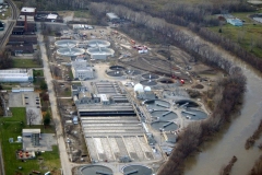 Aerial photo of P. L. Brunner Water Pollution Control Plant