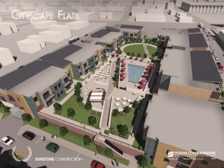 Cityscape Flat conceptual rendering