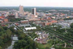 Three Rivers Festival aerial view