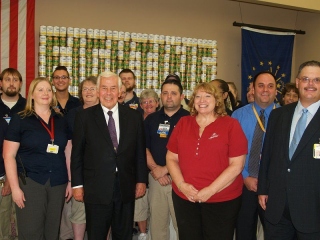 US Senator Richard Lugar kicks off Hoosiers Fighting Hunger