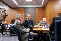 Leatherman and Yiankes address the Fort Wayne City Council