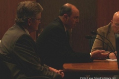 Leatherman and Yiankes address the Fort Wayne City Council