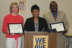 Jamie Garwood, Jonathan Ray and Paulette Nellems