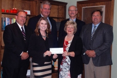 First Farmers check presentation