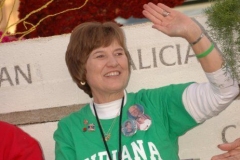 Joann Nixon on the Donate Life Rose Parade Float
