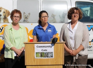 Belinda Lewis, Madeleine Laird, and Jessica Henry