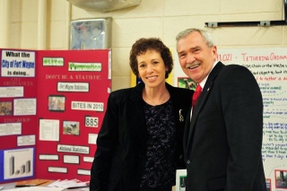 2010/12/08: Belinda Lewis and Mayor Tom Henry