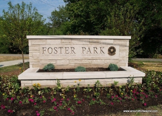 2012/06/28: New Foster Park entrance sign