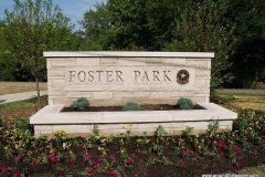 2012/06/28: New Foster Park entrance sign