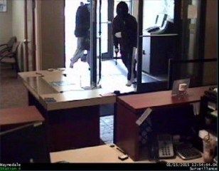 Suspects sought in Armed Bank Robbery