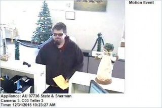 2015/12/31: Wells Fargo Bank Robbery Suspect
