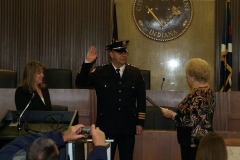 2010/12/06: Sandy Kennedy and Deputy Chief Karl Niblick