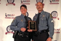 Officers Liza Anglin and Jon Noll