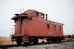 The restored Wabash Caboose