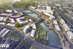 Headwaters Junction - Riverfront Fort Wayne aerial