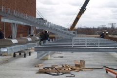 2009/04/07: Bleacher installation