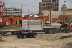 2009/04/13: Temporary ticket booth