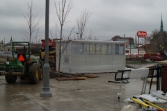 2009/04/14: Temporary ticket booth
