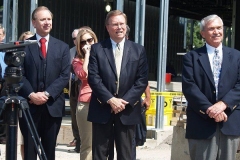 2009/07/01: Dr. John Crawford, Mark Becker and Mayor Tom Henry